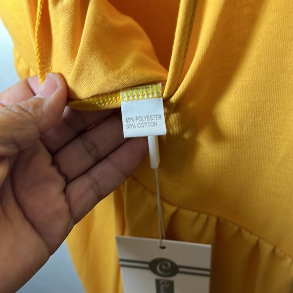 Yellow Charlie Charlie Charlotte Wide leg Jumpsuit Size XL - Picture 4 of 5